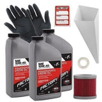 3qt Oil Change Kit SAE 10W-40 for Kawasaki KFX 400 (2003–2006)