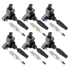 Set of 6 Ignition Coils & Spark Plug for Buick LaCrosse Cadillac Chevrolet Blazer (UF830)