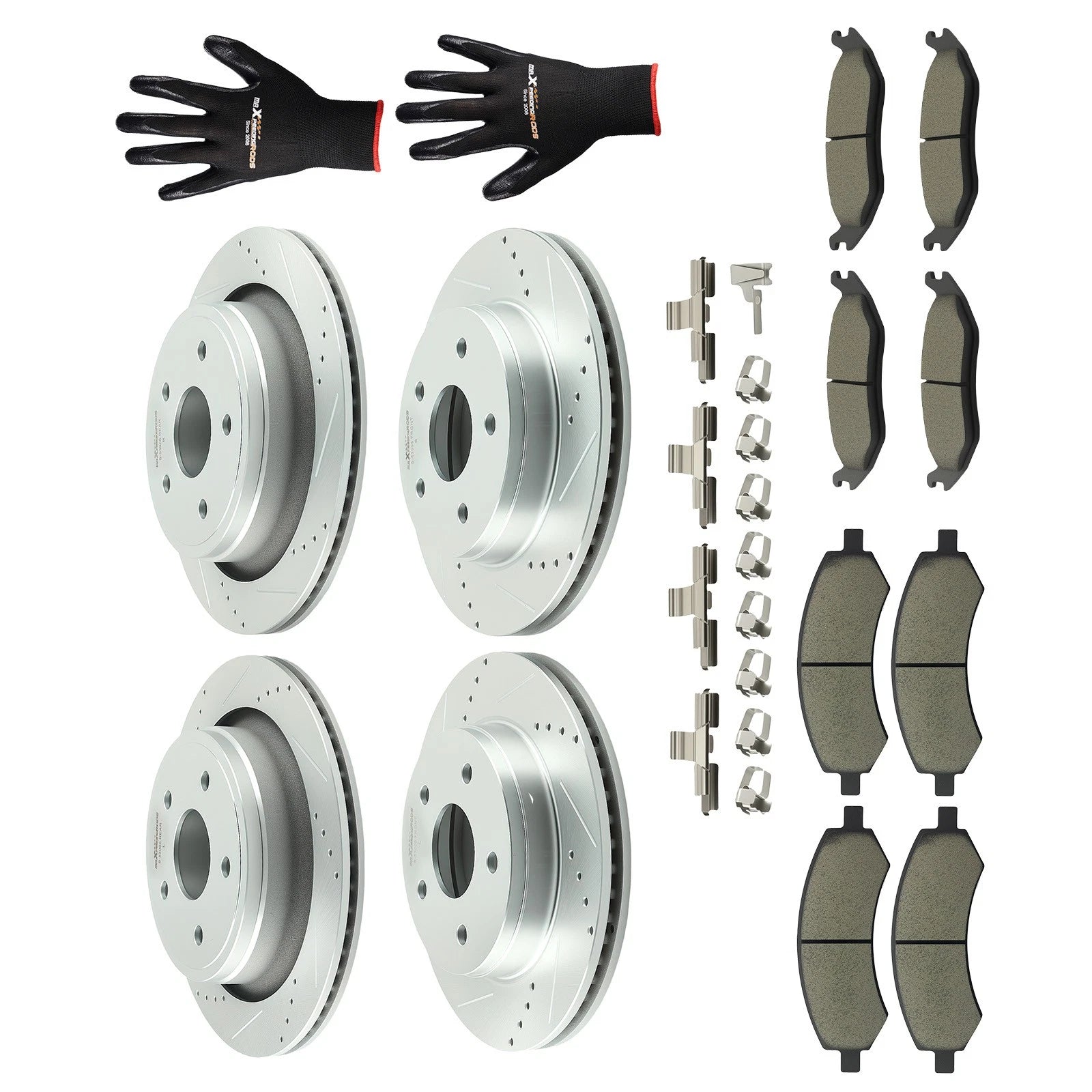 Brake Rotors and Pads Kit for Dodge Durango (2007-2009)