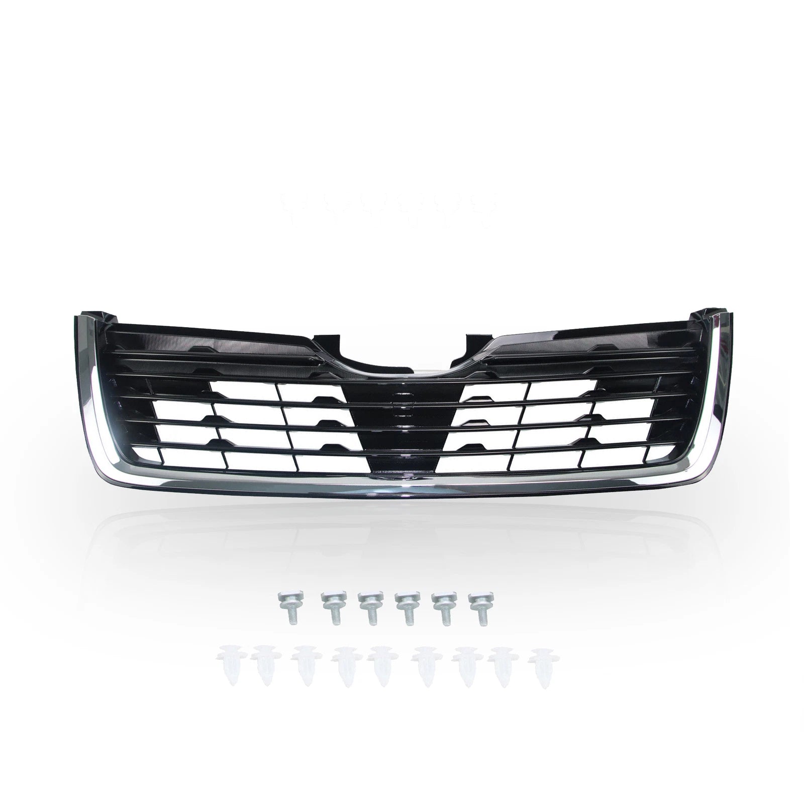 Glossy Black Grille with Chrome Trim for Subaru Forester (2019–2021)