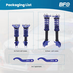 Coilovers Suspension Kit for Subaru Impreza WRX (2002–2007) Forester (2003–2008)