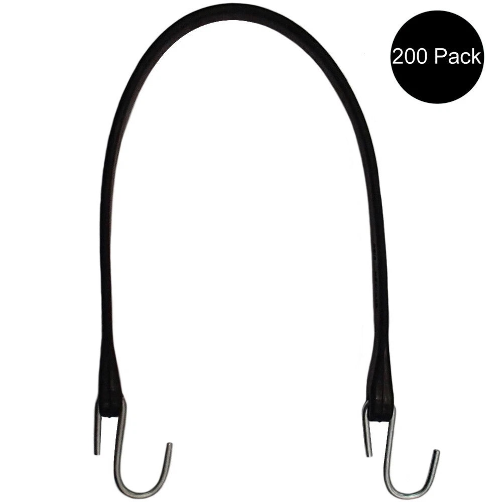 Set of 200 Tire Chains for Truck Trailer (21") Natural Rubber Tarp Strap Bungee