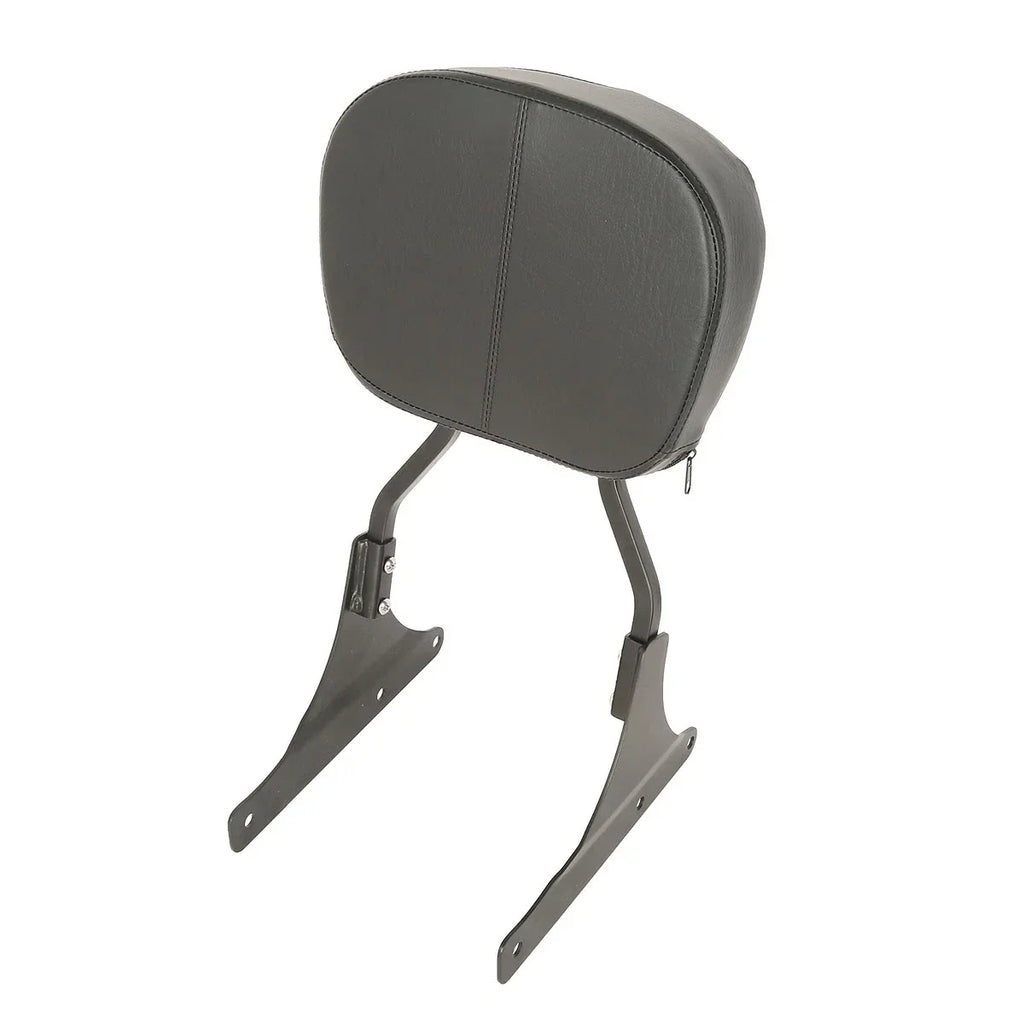 Black Low Backrest Sissy Bar for Harley Softail Custom FXSTC Fat Boy (2000-2017)