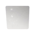 Gear Shift Panel Buttons Sticker for Audi A6 S6 A7 S7 Q7 SQ7 (2020–2023) Silver Tone