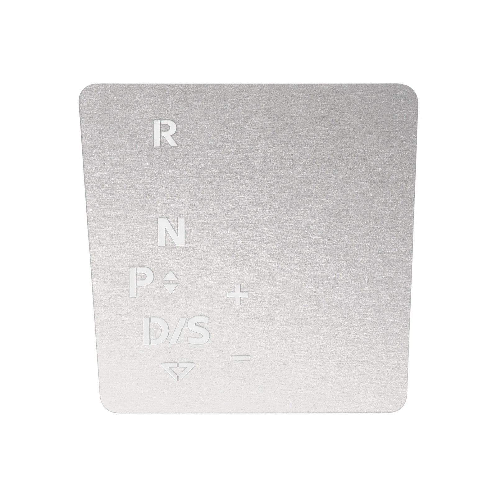 Gear Shift Panel Buttons Sticker for Audi A6 S6 A7 S7 Q7 SQ7 (2020–2023) Silver Tone