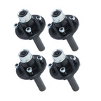 Set of 4 Trailer Hub Kits for BT8 Spindle 1" (Pre-Assembled)