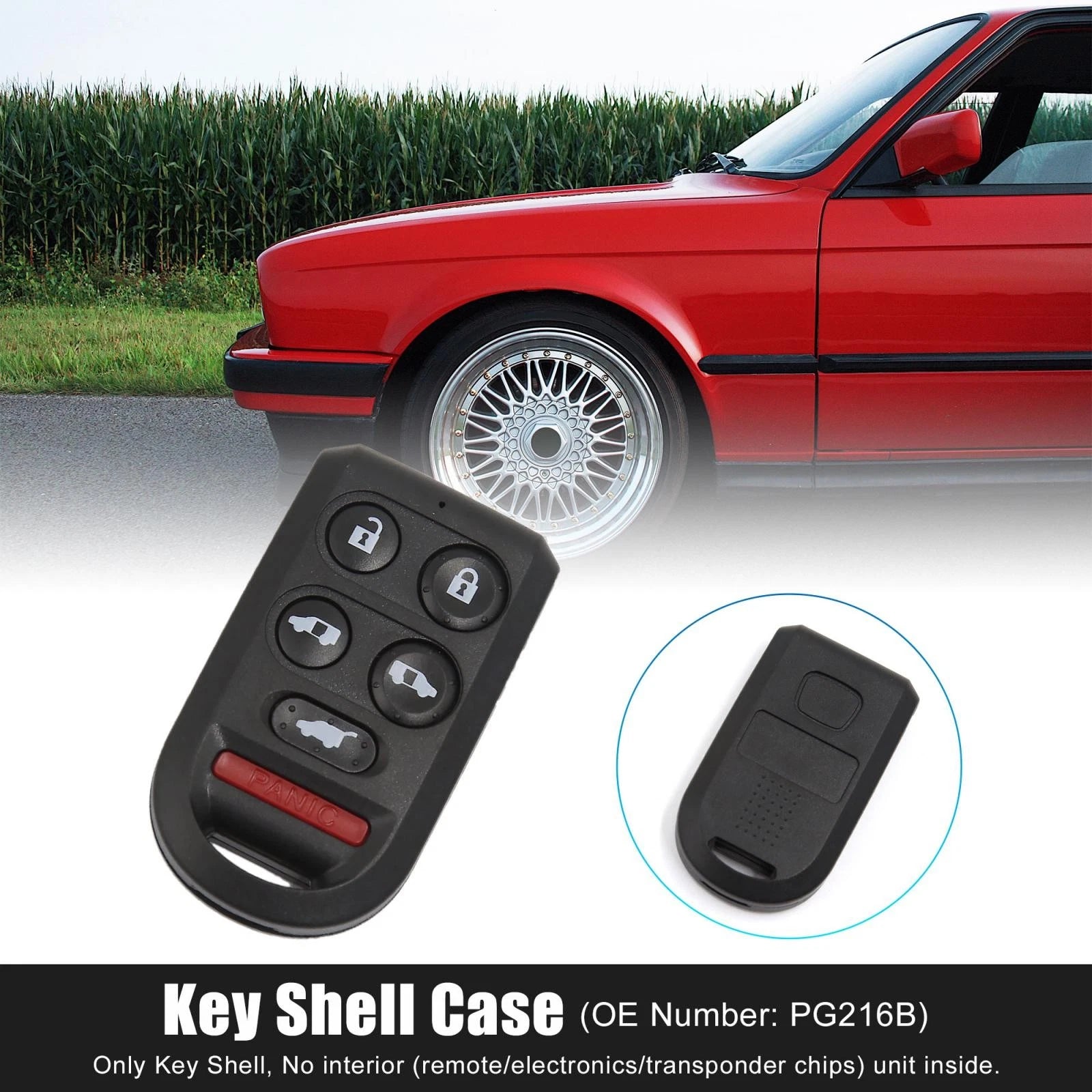 Car Key Fob Shell Case OUCG8D-399H-A for Honda Odyssey (2005–2010)