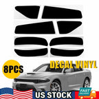 Tail Light Side Decal Marker Overlay for Dodge Charger (2015–2023) - Smoke Vinyl