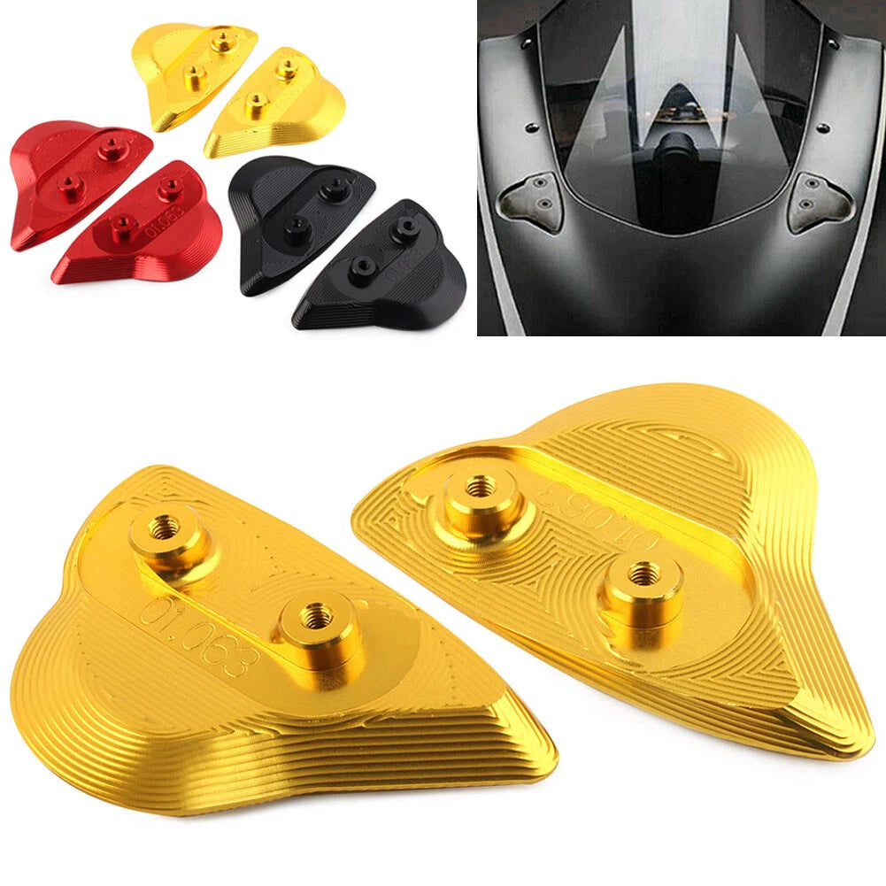 Rearview Mirror Block Off Base Plates for Yamaha YZF-R6 (2017–2020)