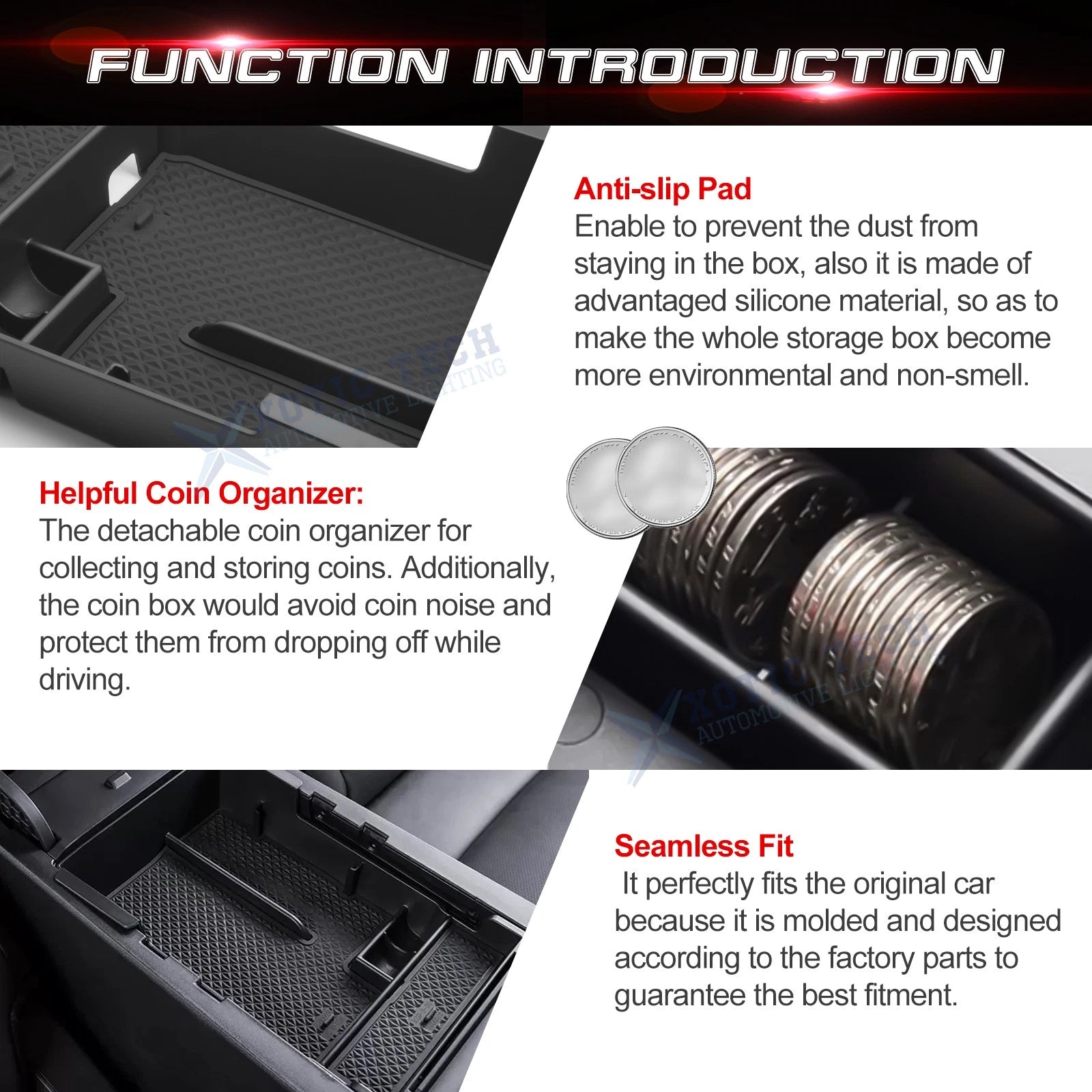 Armrest Box Storage Organizer for Mazda 3 (2019-2026)