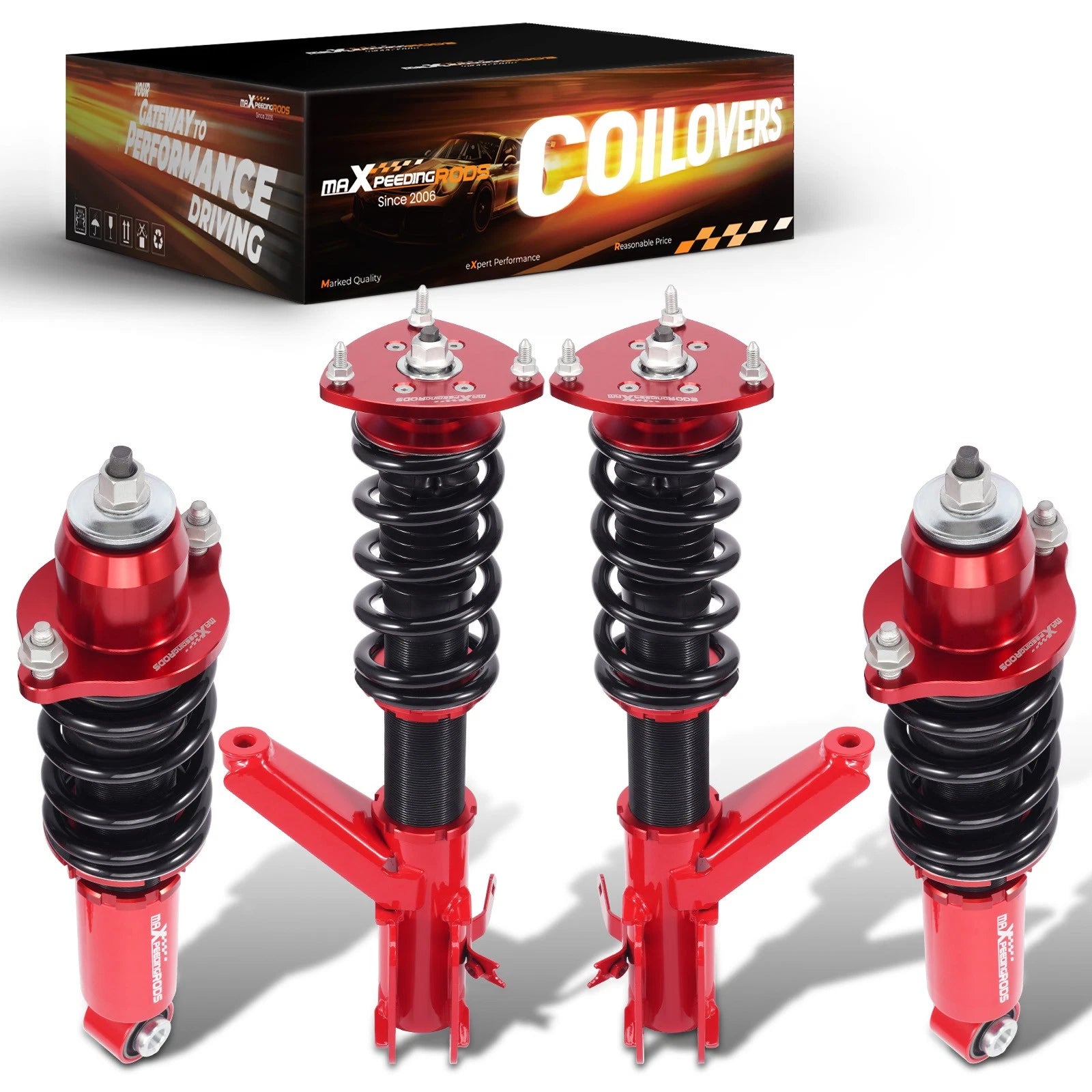 Coilover Shock Struts Springs Kit for Honda CR-V (2002–2006)