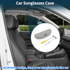 Sunglasses Case for Volkswagen Golf 6 (2009–2013) Eyeglasses Holder Grey