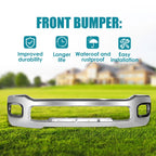 Chrome Steel Front Bumper for Dodge Ram 2500 3500 (2019–2023)