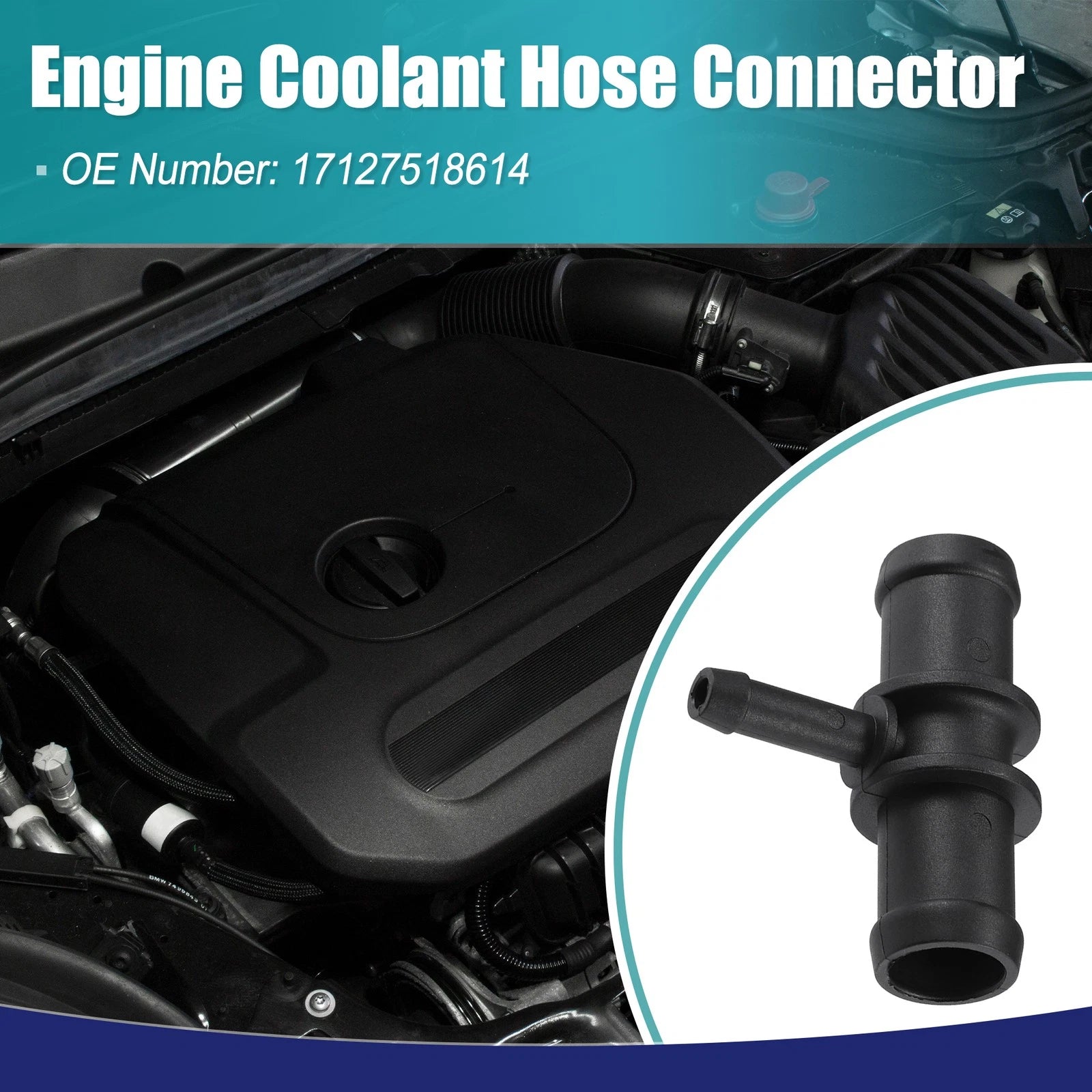 Engine Coolant Hose Connector for BMW Mini Cooper S R53 (2002–2006)