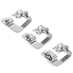 Set of 3 Rolled Hem Feet for Brother Singer Sewing Machines