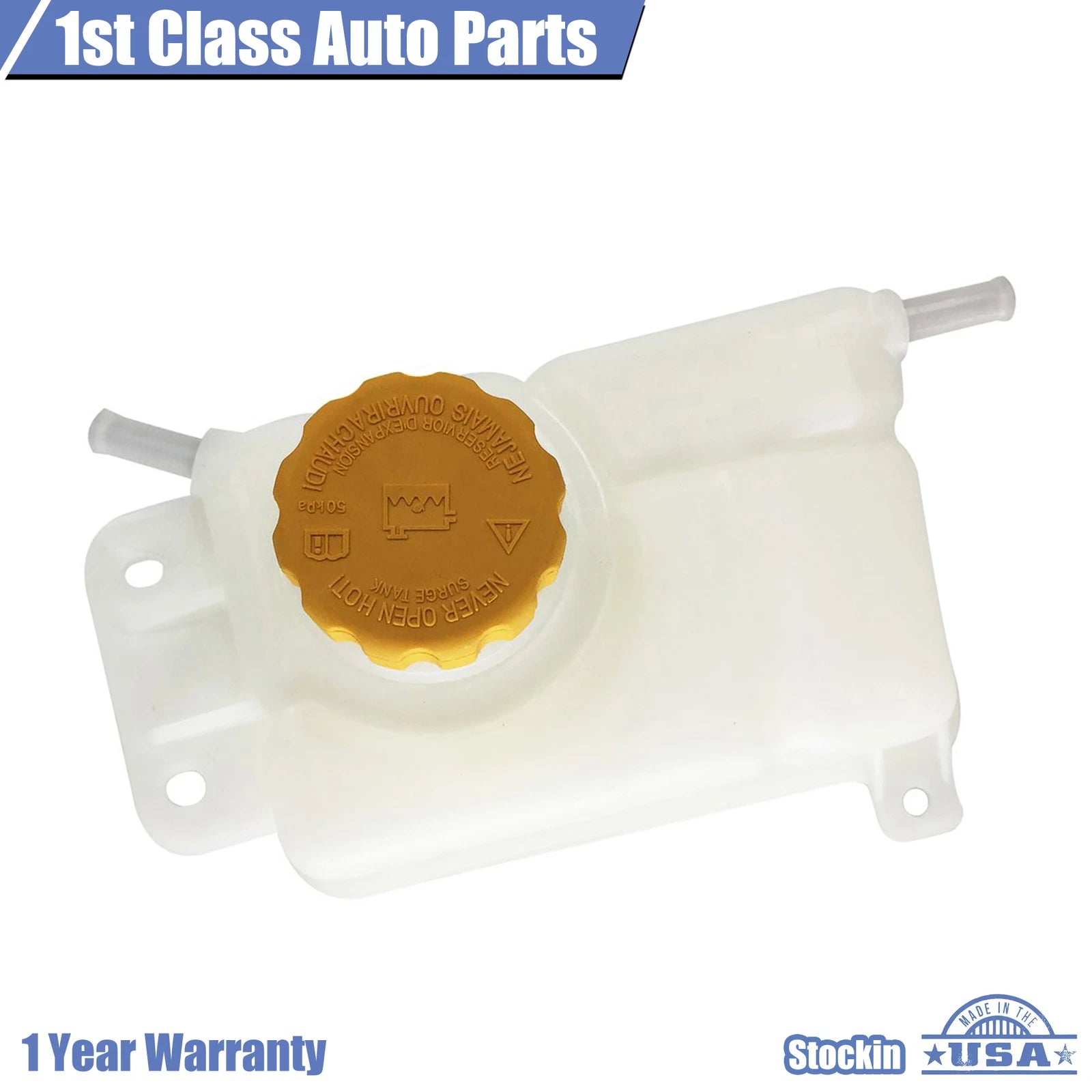 Engine Coolant Reservoir Tank w/ Cap for Chevrolet Aveo/Aveo5 (2004–2008) 96817343