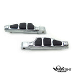 Chrome Stiletto Flat Footpegs for Yamaha Road Star Warrior (2002–2009)