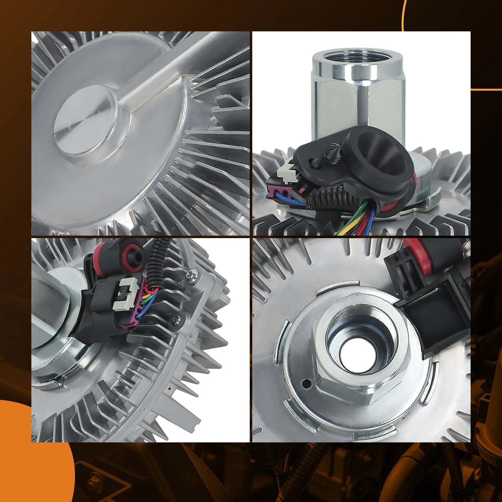 Fan Clutch Assembly for GMC Sierra 2500HD/3500HD (2011-2014)