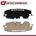 Dashboard Cover Mat for Toyota Raize (2013–2020) - Sun Protector Pad Black Blue