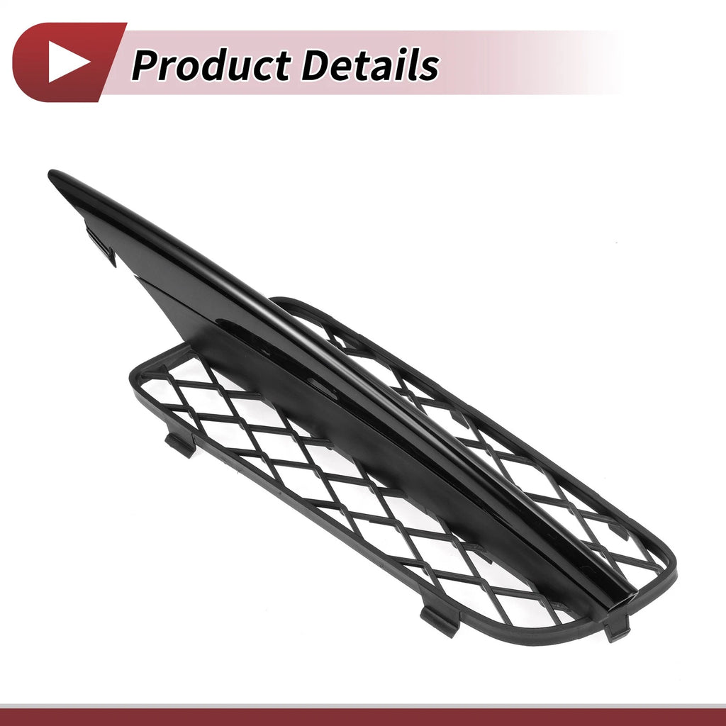 1 Pc Fog Light Grill for BMW X5 (2007–2010) No. 51117159593 Black