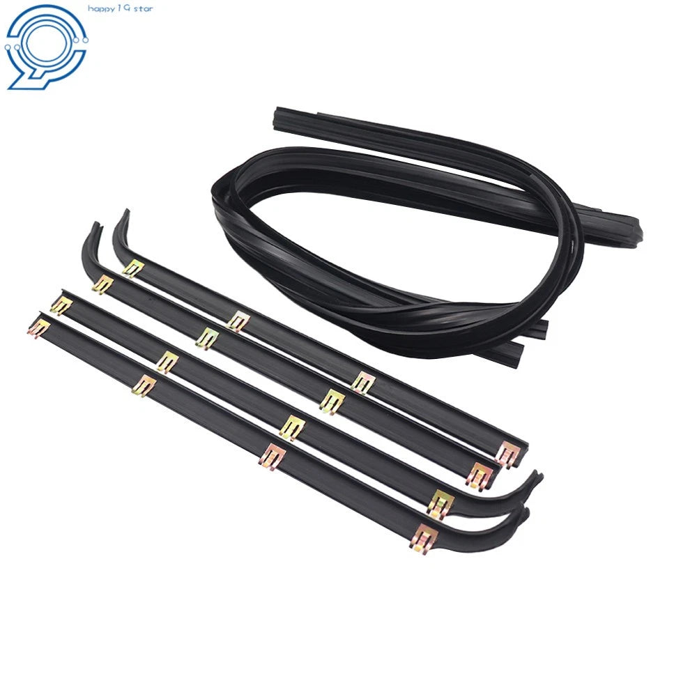Set of 4 Window Sweep Weatherstrip for Ford Pickup Truck (1987–1997)