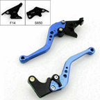 Short Brake Clutch Levers for Suzuki SV650/S BL650/V-Strom 600/750 Katana (2003–2023) - Blue