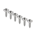 Set of 6 Titanium M5x15mm Torx Head Self Tapping Screws