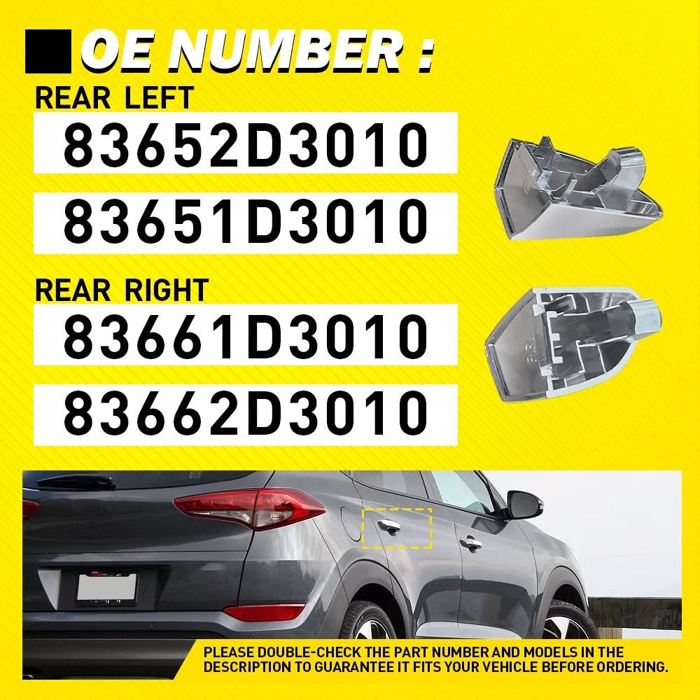 Exterior Door Handle for Hyundai Tucson (2016–2021) 83651D3010