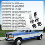 Set of 2 Door Lock Cylinders for Ford E150 E250 E350 (1992-2014)