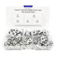 90Pcs Carbon Steel T-Nuts Assortment M3 M4 M5 M6 M8 for Various Applications