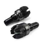 Universal Motorcycle Exhaust Frame Slider Bolt Anti Crash Protector - Grey