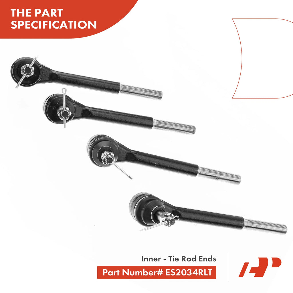 9x Inner & Outer Idler Arm Tie Rod Ends for Chevy Malibu (1978-1983)