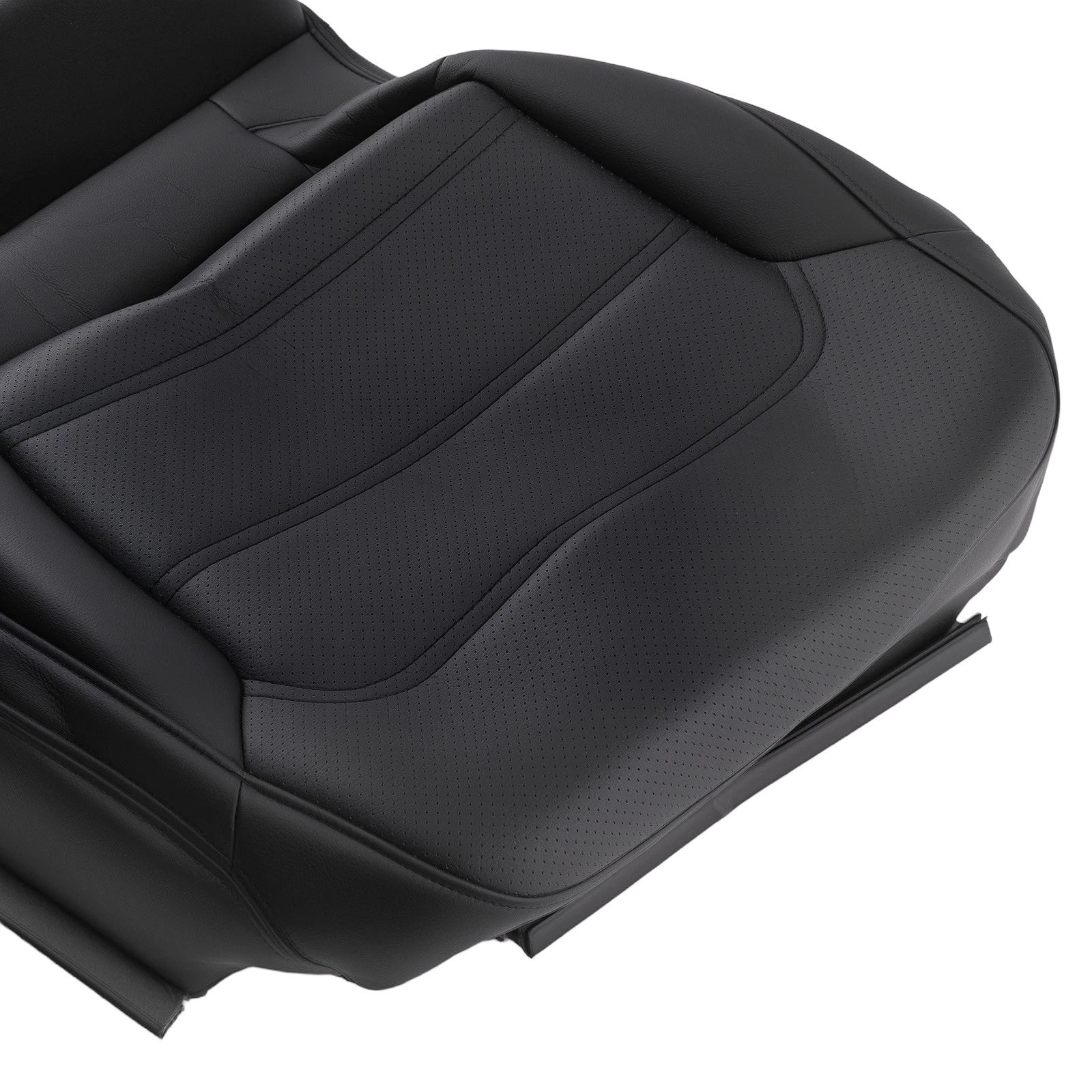 Black Leather Driver Seat Cover for VW Passat Highline (2012–2020)