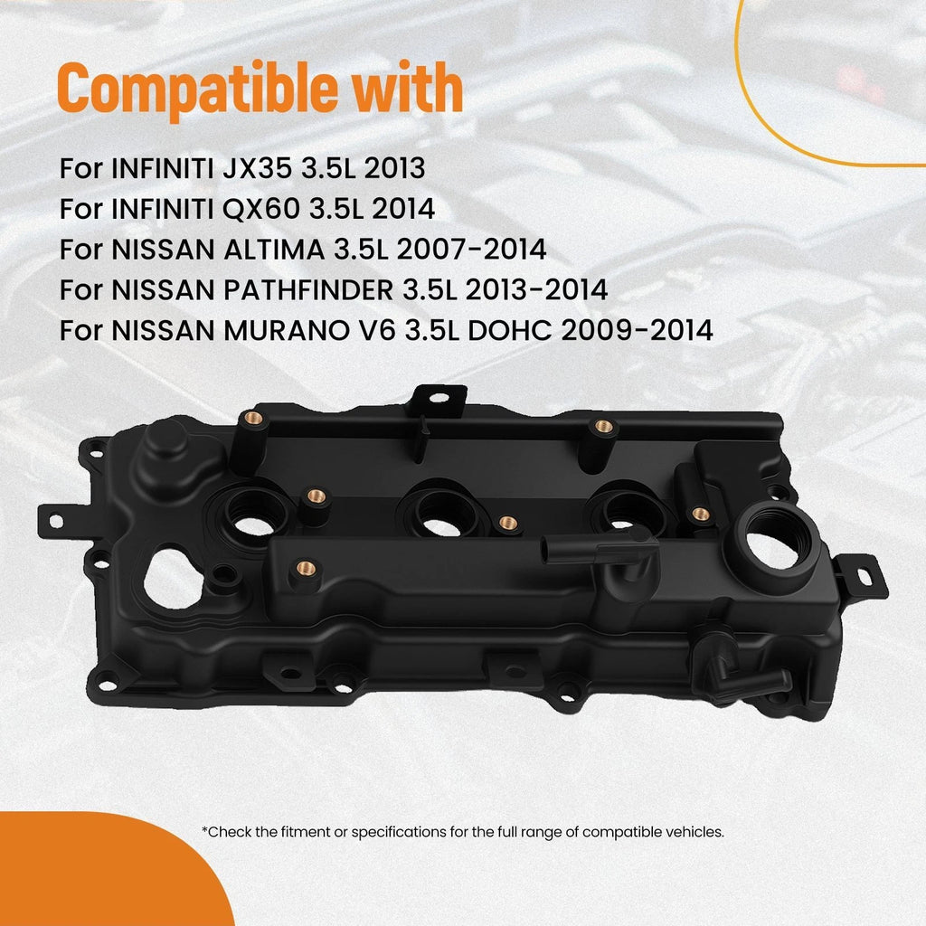 Valve Cover Set w/ Gaskets for Nissan Murano 3.5L (2009–2014)