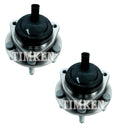 Set of 2 Front Timken Wheel Bearing & Hub Assemblies for Chevy Pontiac (RWD)