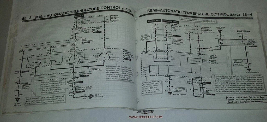 Electrical & Vacuum Manual for Thunderbird Cougar (1997) FCS-12116-97
