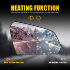 Heated Side View Mirror Glass for Hyundai Sonata (2015â2019)
