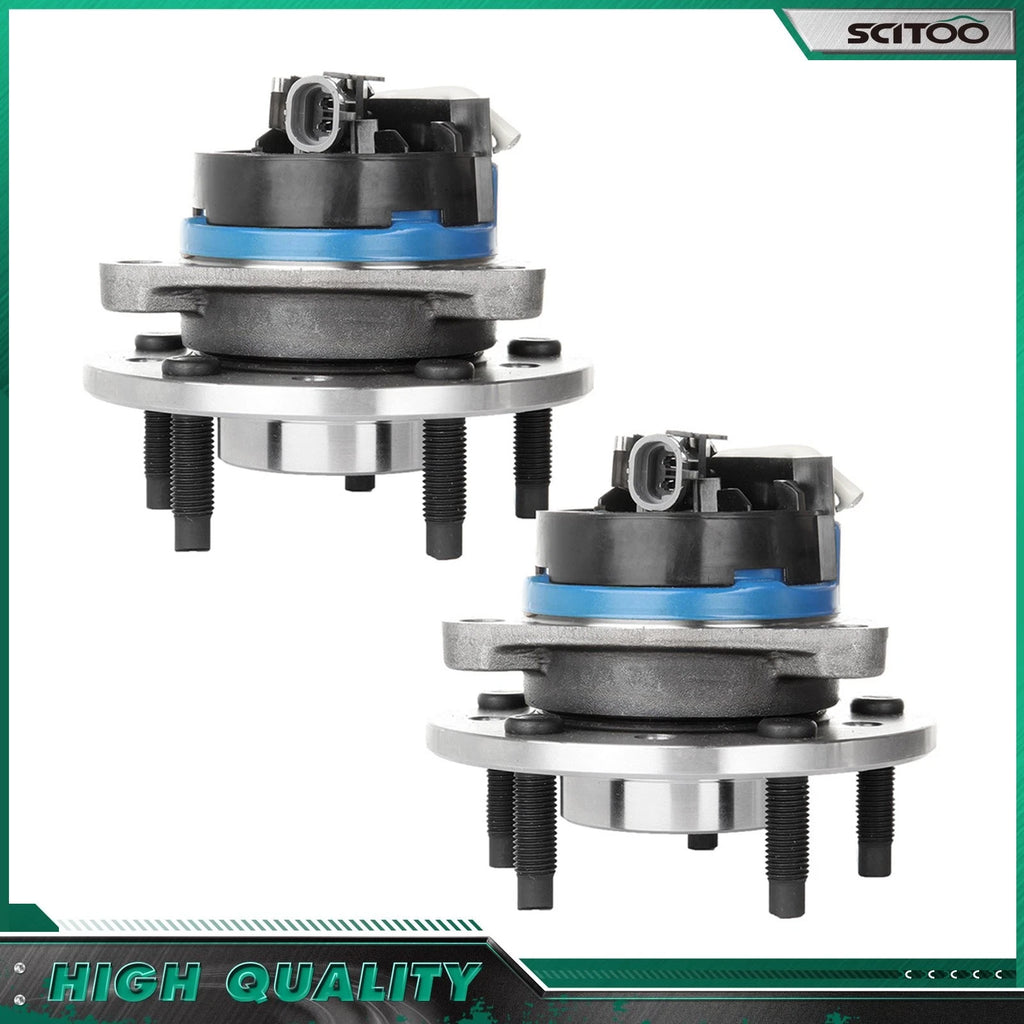 2X Front Wheel Bearing Hub 5 Lugs for Pontiac Grand Am (1999–2005) 513137