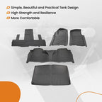 Set of 4 TPE All-Weather Carpet Floor Mat Liners for Chevrolet Suburban GMC Yukon XL (2021–2025)