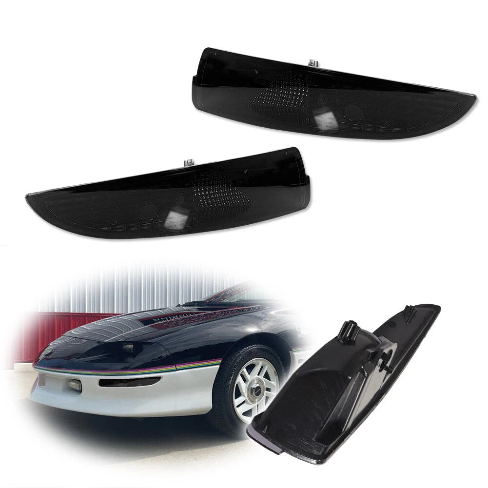 Set of 2 Smoked Signal Lights for Chevy Camaro (1993–2002)