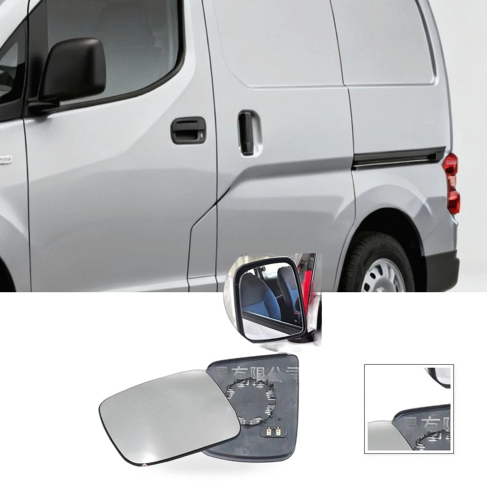 Rearview Mirror Glass Left for Nissan NV200 (2010–2018)