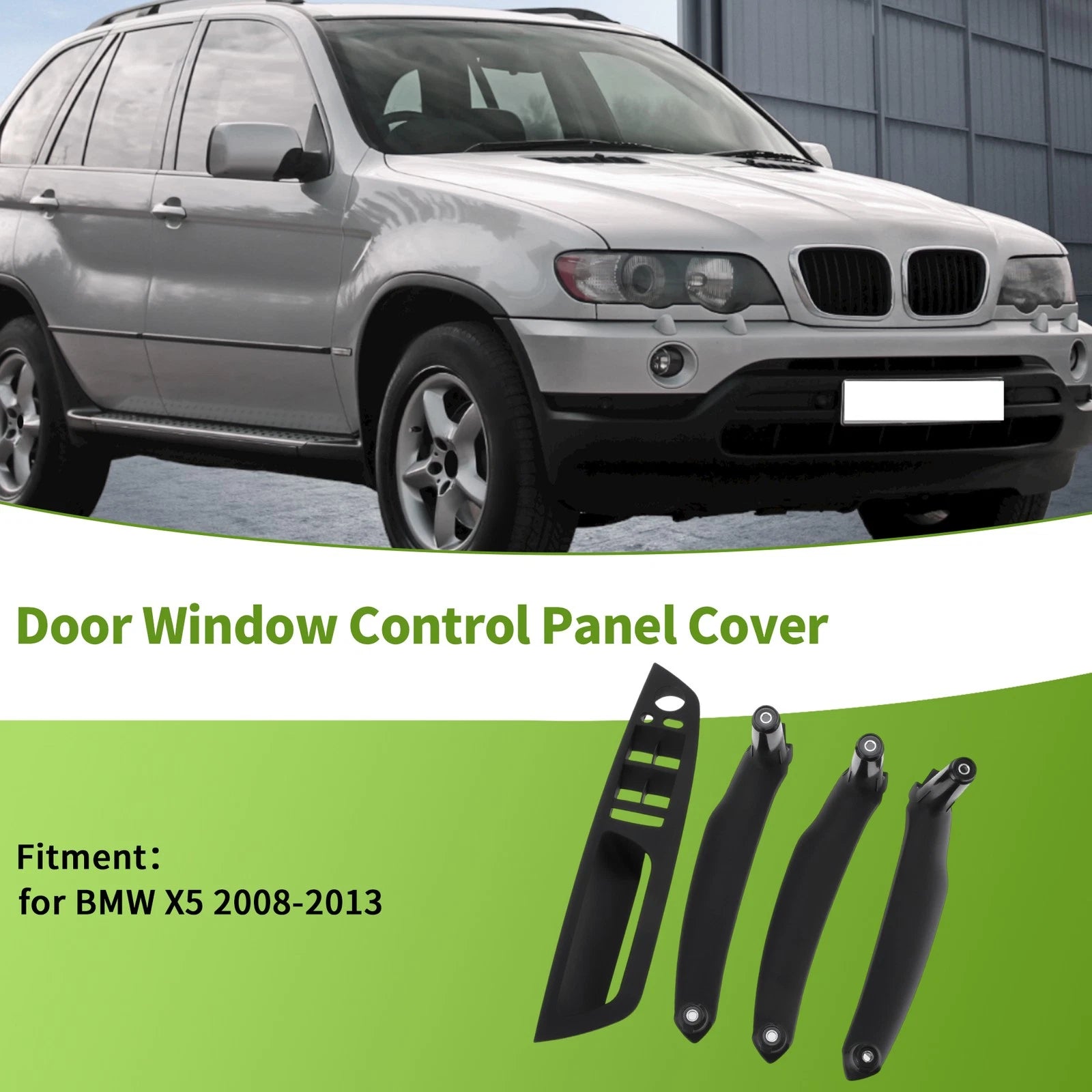 Set of 1 Driver's Side Window Switch Bezel Cover for BMW X5 (2008–2013)