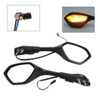 Side Rear View Mirrors w/ Turn Signals for BMW S1000RR (2019-2024)