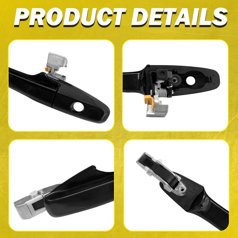 Outer Door Handle for Honda CR-V Civic (2017–2022) Black Front Left Driver