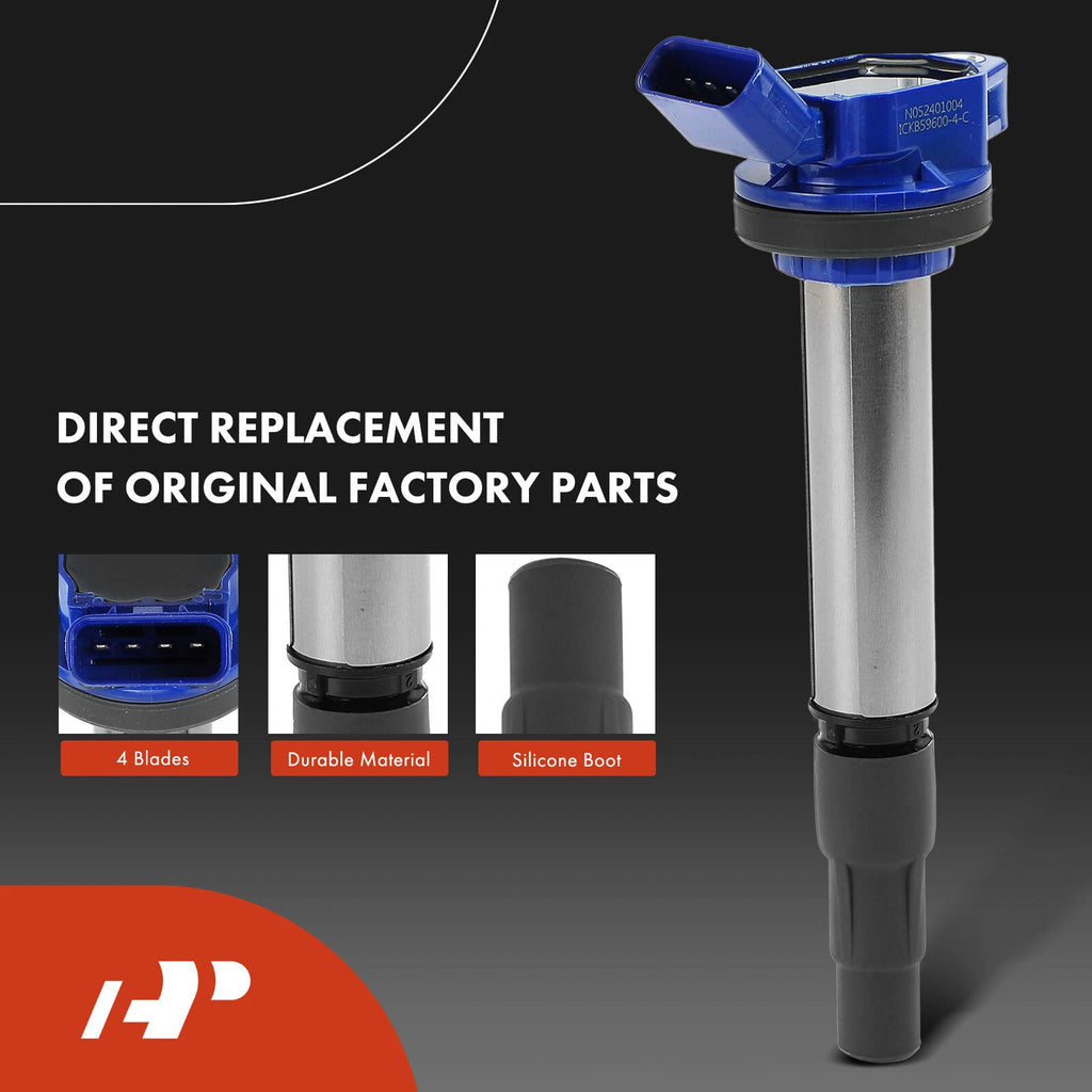 Ignition Coils and Iridium Platinum Spark Plugs for Toyota Corolla (1998–2002)