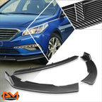 STP-Style Carbon Look Front Bumper Body Kit Lower Spoiler Lip for Sonata (2015–2017)