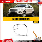 Left Driver Side Non-Heated Mirror Glass for Ford Escape (2017–2019) OE 1-10X