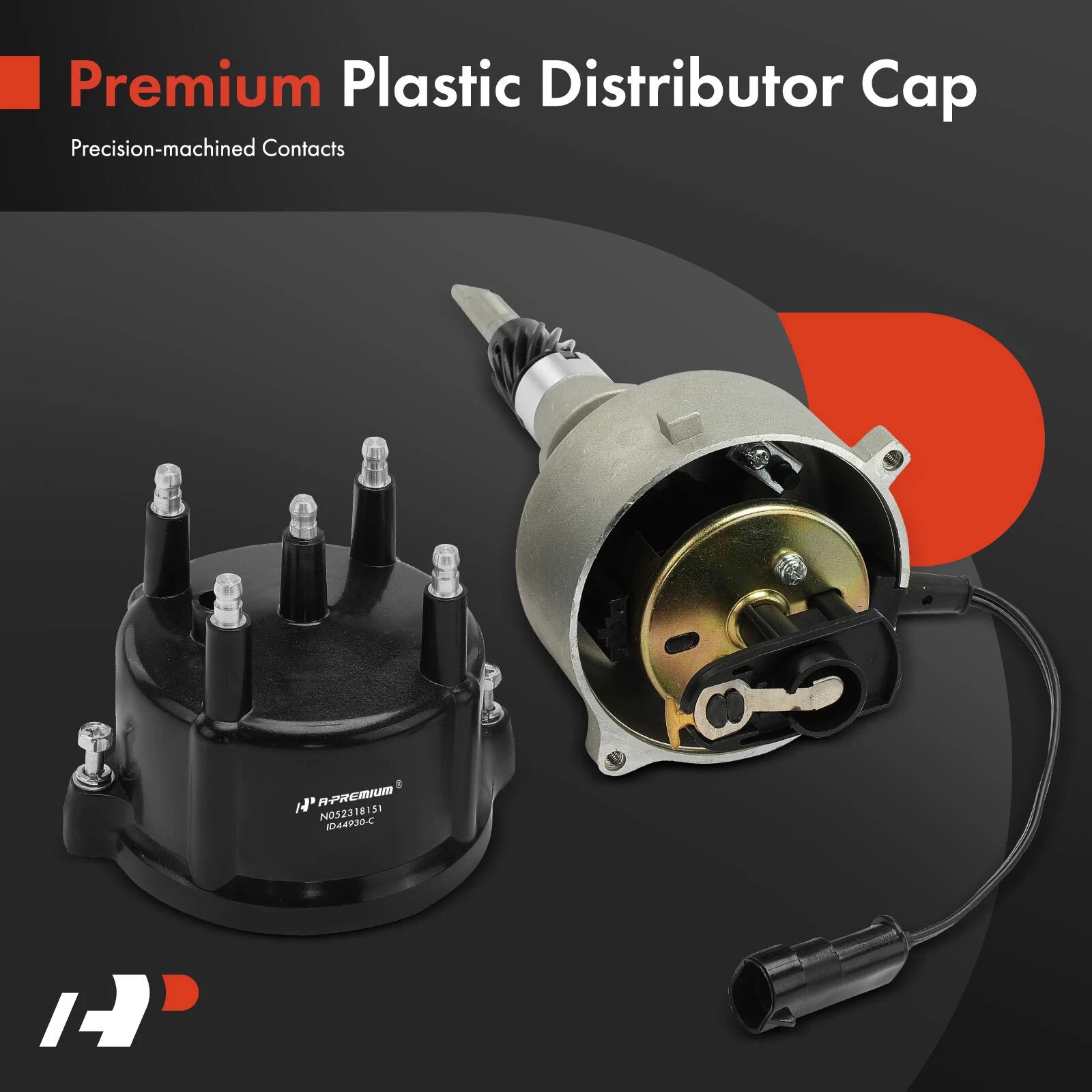 Ignition Distributor with Cap & Rotor for Jeep Cherokee XJ, Wrangler YJ (1984–2001)