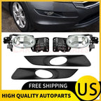 Front Bumper Fog Lights with Bezel for Honda Accord Crosstour (2010–2012)