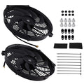 14" High Flow Electric Fan Kit 900CFM for Universal Radiator System